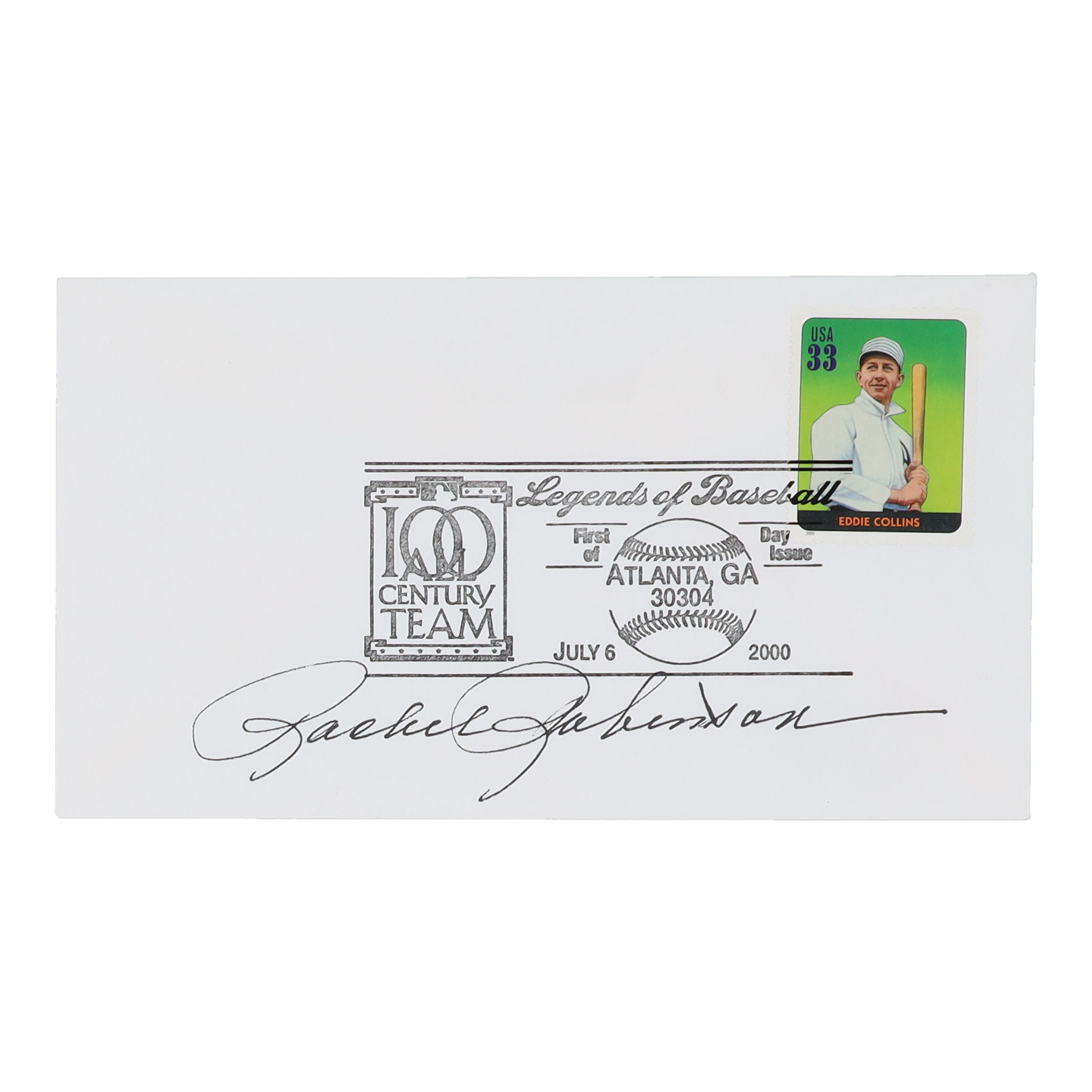 Rachel Robinson Signed 2000 "Legends of Baseball" FDC Envelope (Beckett) at PristineAuction.com Rachel Robinson Signed 2000 "Legends of Baseball" FDC Envelope (Beckett) at PristineAuction.com