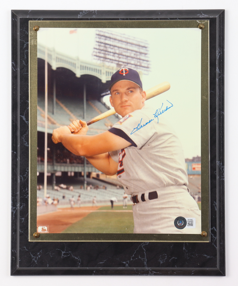 Harmon Killebrew Signed Twins Photo Plaque (Beckett) at PristineAuction.com Harmon Killebrew Signed Twins Photo Plaque (Beckett) at PristineAuction.com