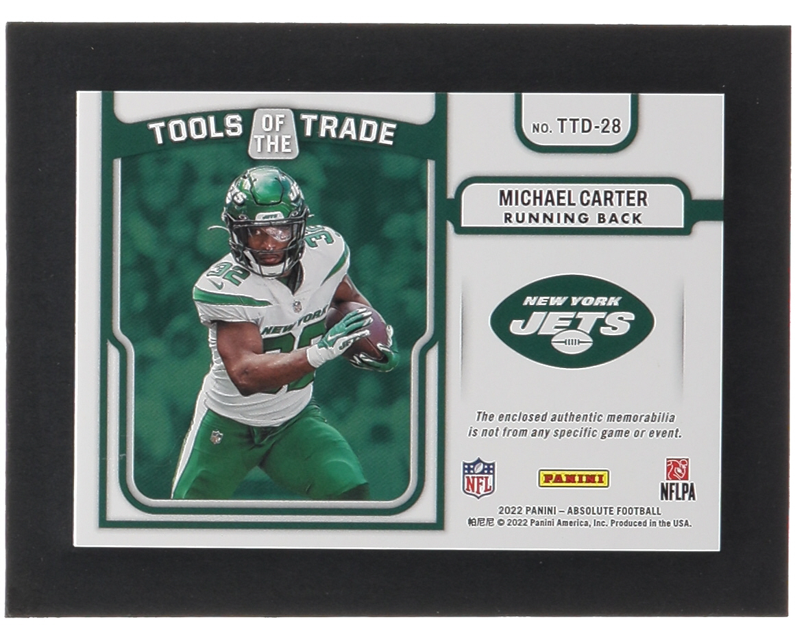 Michael Carter 2022 Absolute Tools of the Trade Dual Materials Prime #28 #12/49 at PristineAuction.com Michael Carter 2022 Absolute Tools of the Trade Dual Materials Prime #28 #12/49 at PristineAuction.com