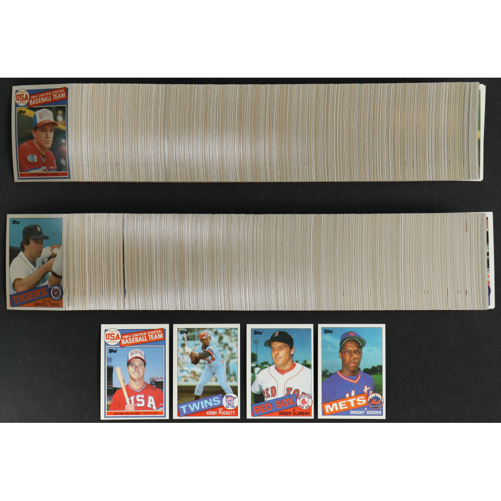 1985 Topps Complete Set of (792) Baseball Cards with Mark McGwire 401