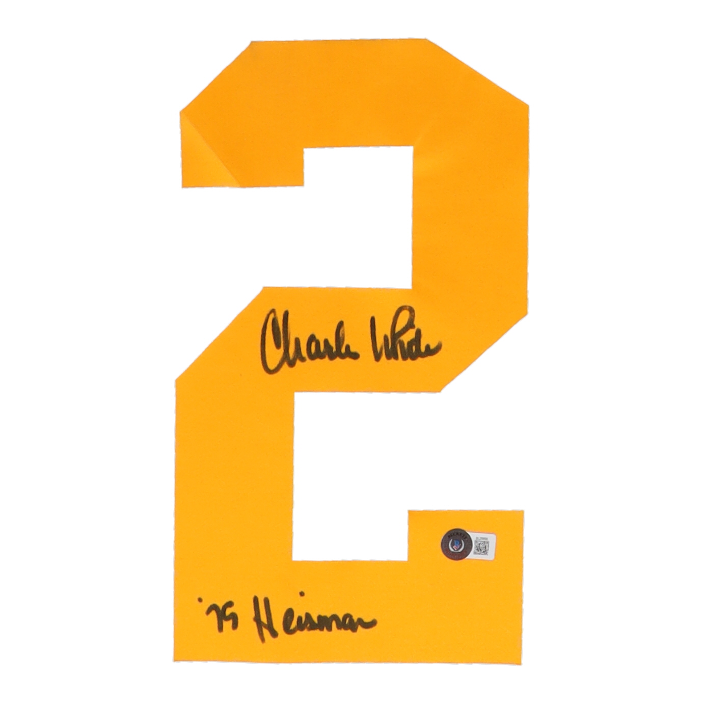 Charles White Signed Jersey Number Inscribed "79 Heisman" (Beckett) at PristineAuction.com Charles White Signed Jersey Number Inscribed "79 Heisman" (Beckett) at PristineAuction.com