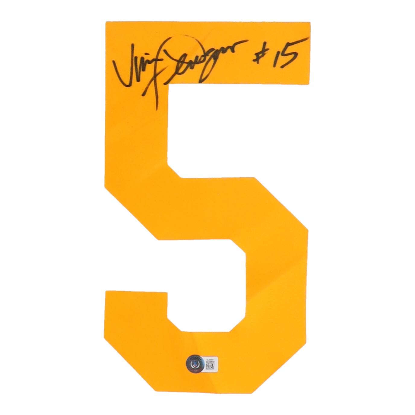 Vince Ferragamo Signed Jersey Number (Beckett) at PristineAuction.com Vince Ferragamo Signed Jersey Number (Beckett) at PristineAuction.com