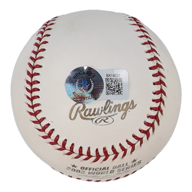 Bud Selig Signed 2003 World Series Logo Baseball (Beckett) at PristineAuction.com Bud Selig Signed 2003 World Series Logo Baseball (Beckett) at PristineAuction.com