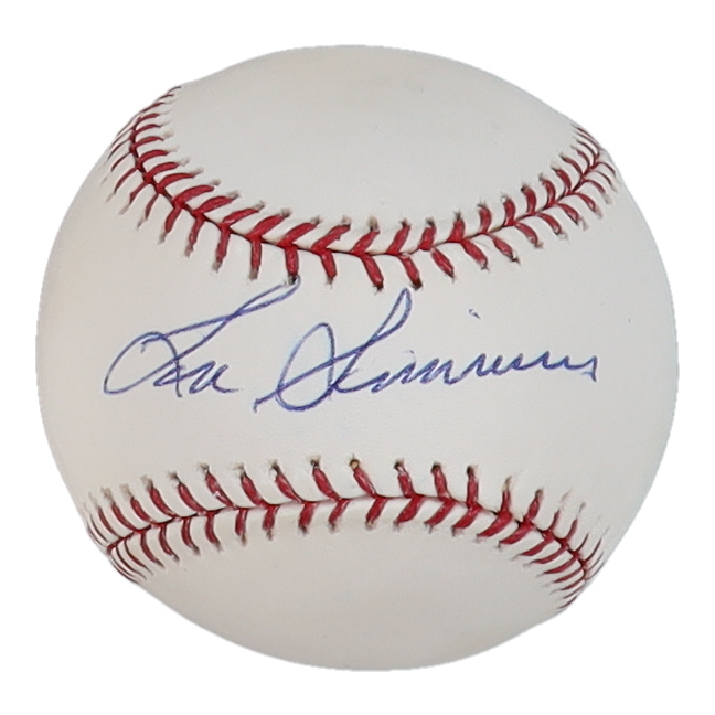 Lon Simmons Signed OML Baseball (Beckett) at PristineAuction.com Lon Simmons Signed OML Baseball (Beckett) at PristineAuction.com