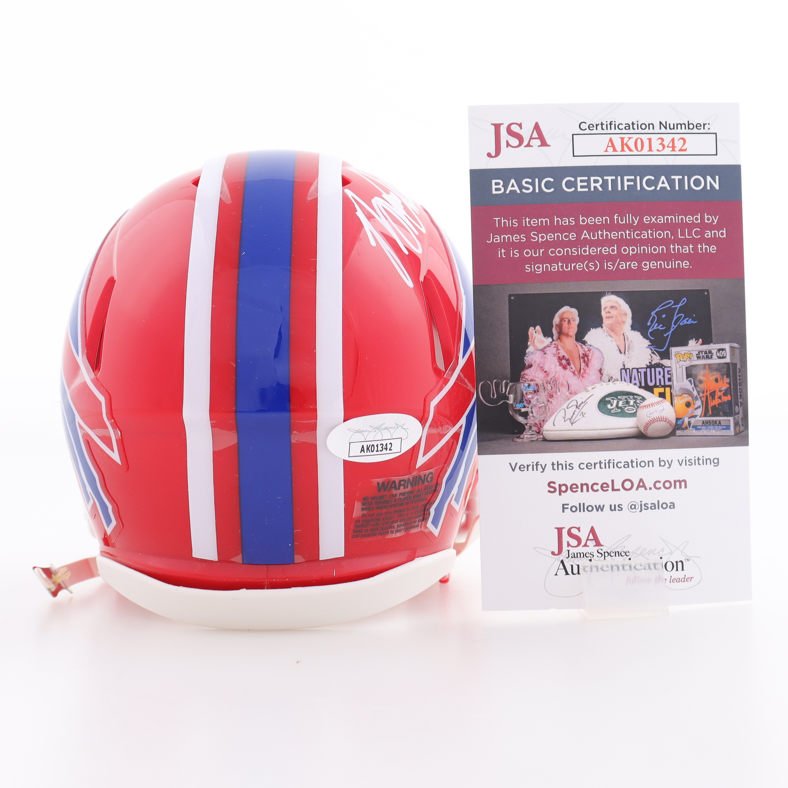 Bruce Smith Signed Bills Speed Mini Helmet (JSA) at PristineAuction.com Bruce Smith Signed Bills Speed Mini Helmet (JSA) at PristineAuction.com