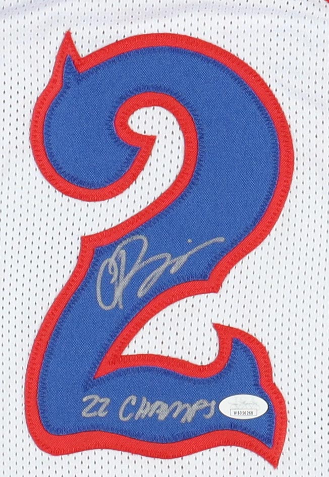 Christian Braun Signed Jersey Inscribed "22 Champs" (JSA) at PristineAuction.com Christian Braun Signed Jersey Inscribed "22 Champs" (JSA) at PristineAuction.com