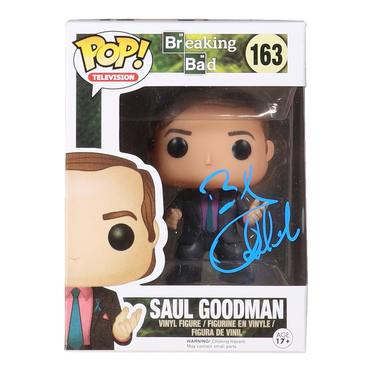 Bob Odenkirk Signed "Breaking Bad" #163 Saul Goodman Funko Pop! Vinyl Figure (JSA) at PristineAuction.com Bob Odenkirk Signed "Breaking Bad" #163 Saul Goodman Funko Pop! Vinyl Figure (JSA) at PristineAuction.com