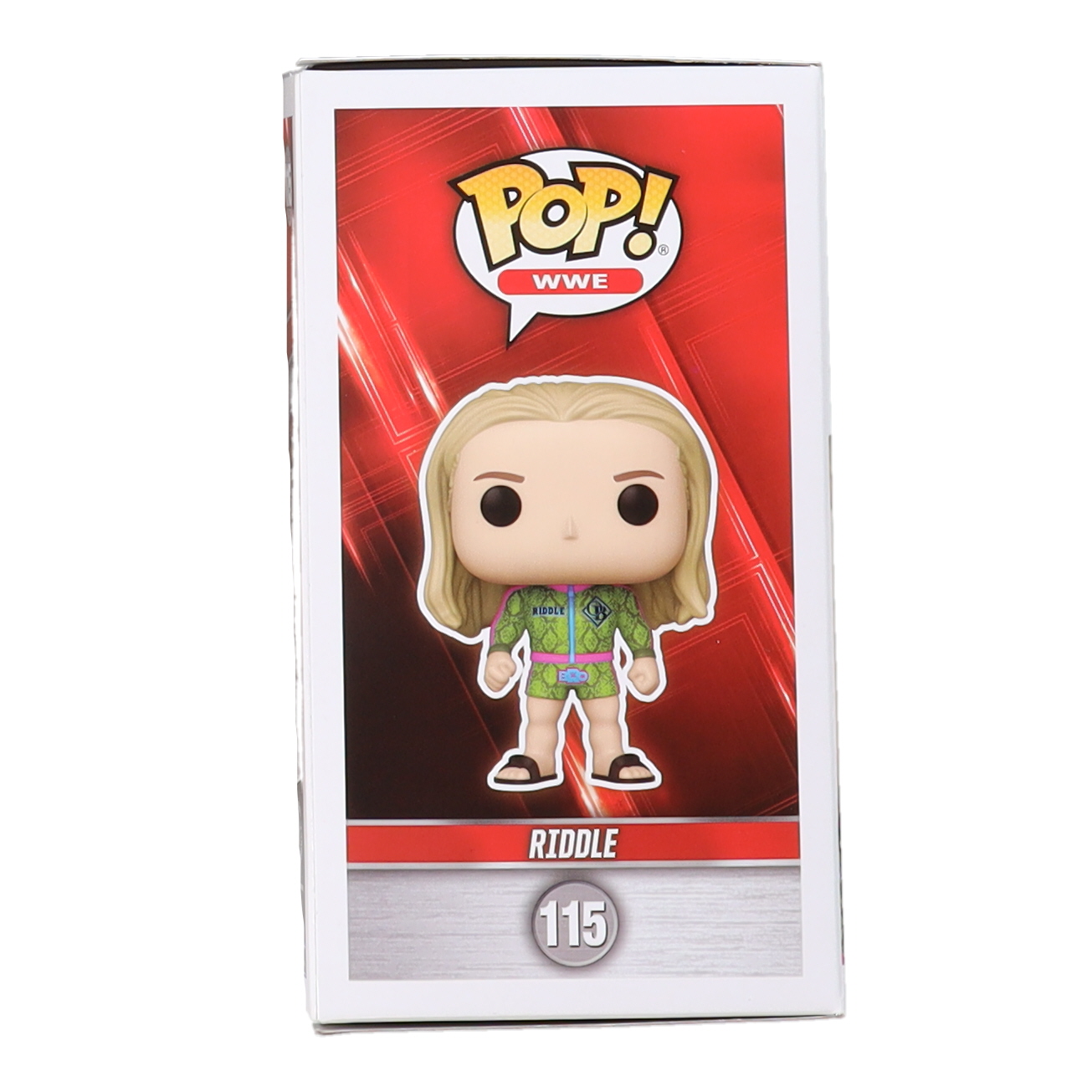 Riddle Signed "WWE" #115 Riddle Funko Pop! Vinyl Figure Inscribed "Bro" (PSA) at PristineAuction.com Riddle Signed "WWE" #115 Riddle Funko Pop! Vinyl Figure Inscribed "Bro" (PSA) at PristineAuction.com