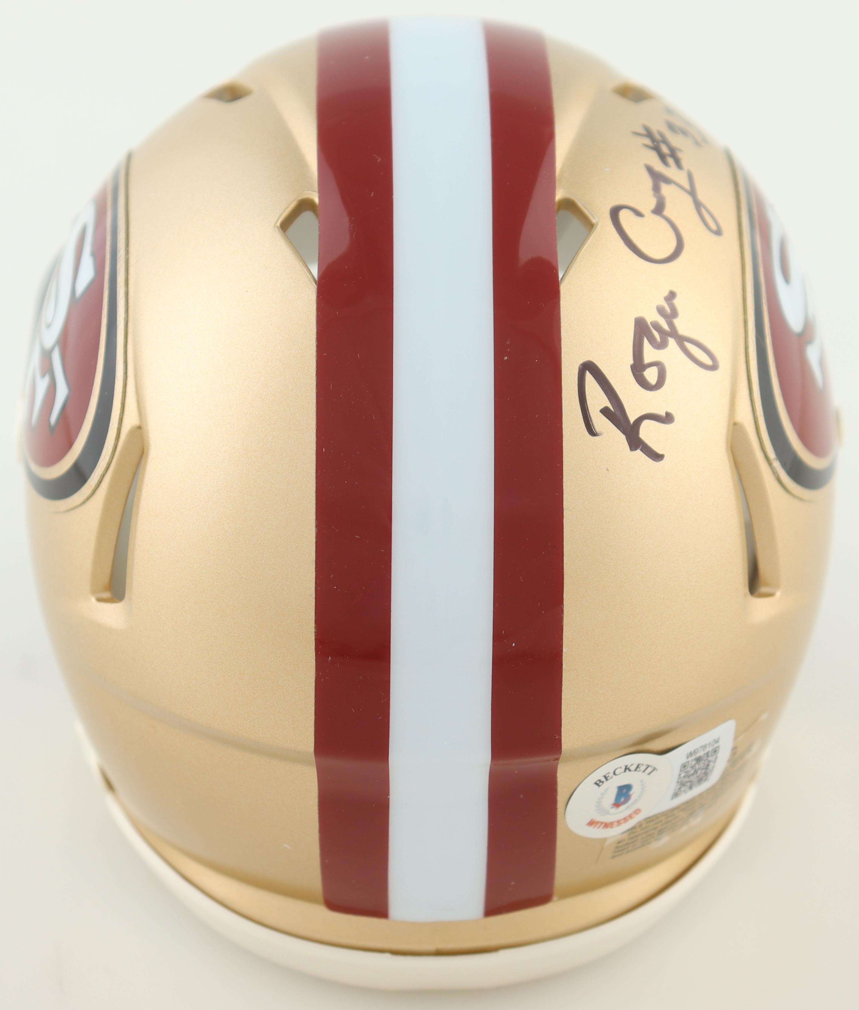 Roger Craig Signed 49ers Speed Mini Helmet (Beckett) at PristineAuction.com Roger Craig Signed 49ers Speed Mini Helmet (Beckett) at PristineAuction.com