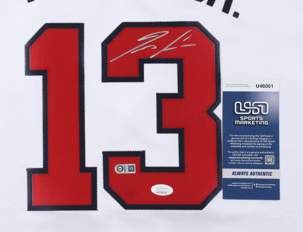 Ronald Acuna Jr. Signed Braves Jersey (JSA & USA SM) at PristineAuction.com Ronald Acuna Jr. Signed Braves Jersey (JSA & USA SM) at PristineAuction.com