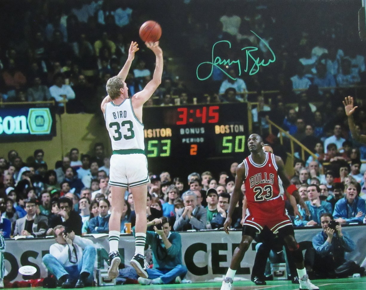 Larry Bird Signed Celtics 16x20 Photo (JSA) at PristineAuction.com Larry Bird Signed Celtics 16x20 Photo (JSA) at PristineAuction.com