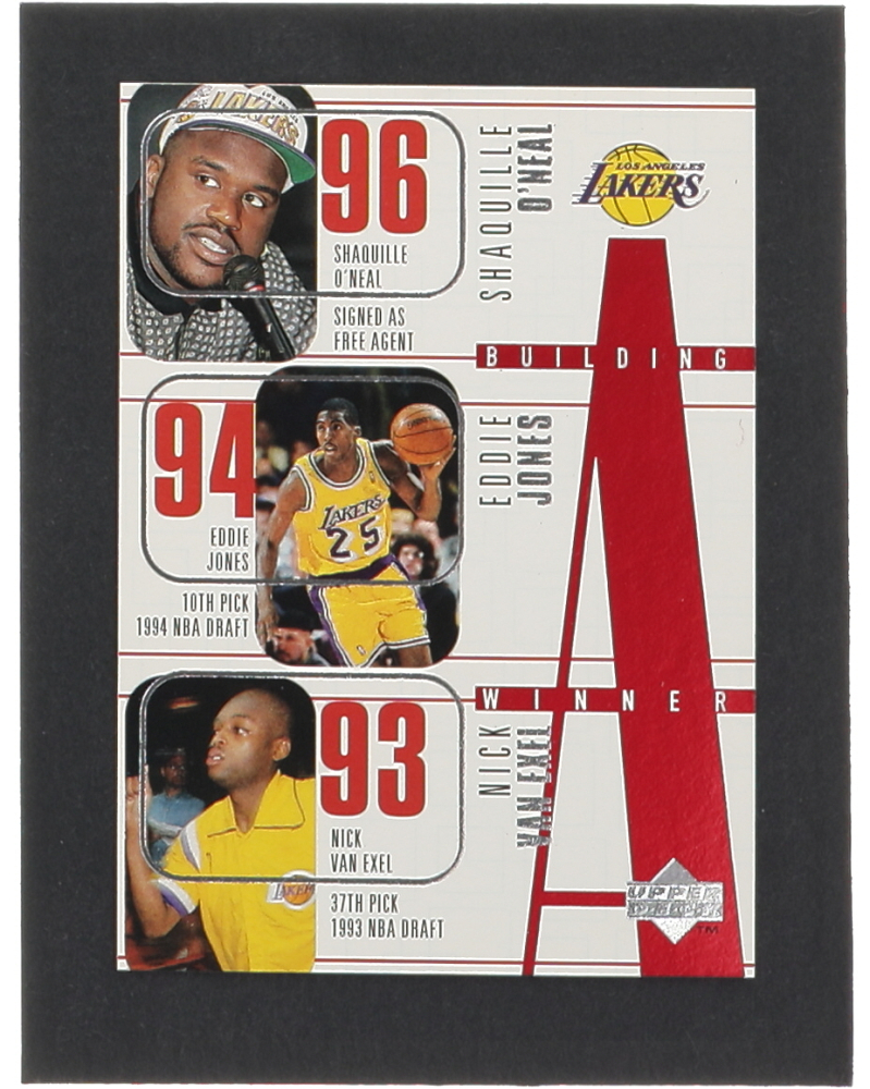 Shaquille O'Neal / Eddie Jones / Kobe Bryant RC / Cedric Ceballos / Nick Van Exel 1996-97 Upper Deck #148