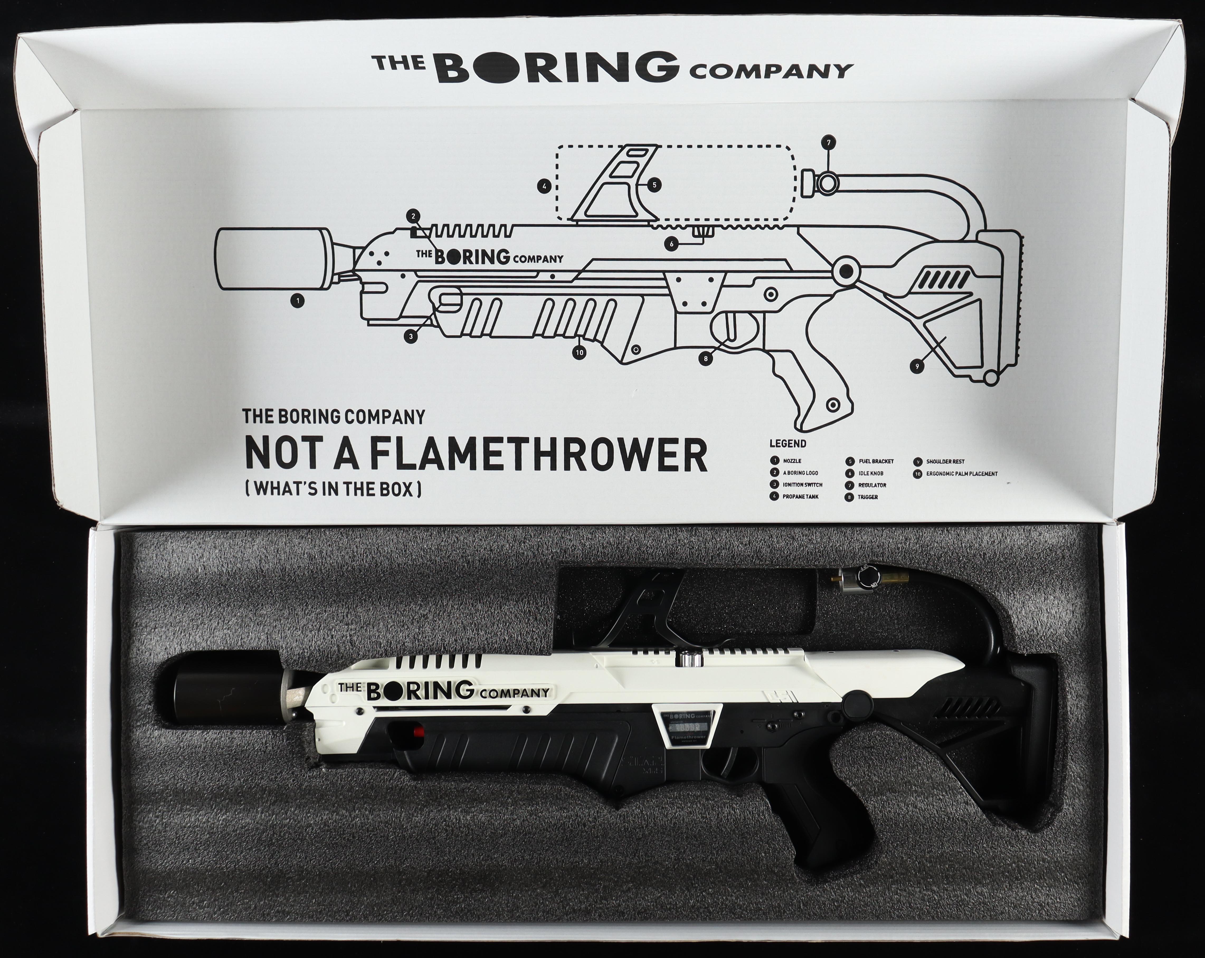 The Boring Company Not A Flamethrower With Original Box And Manual 