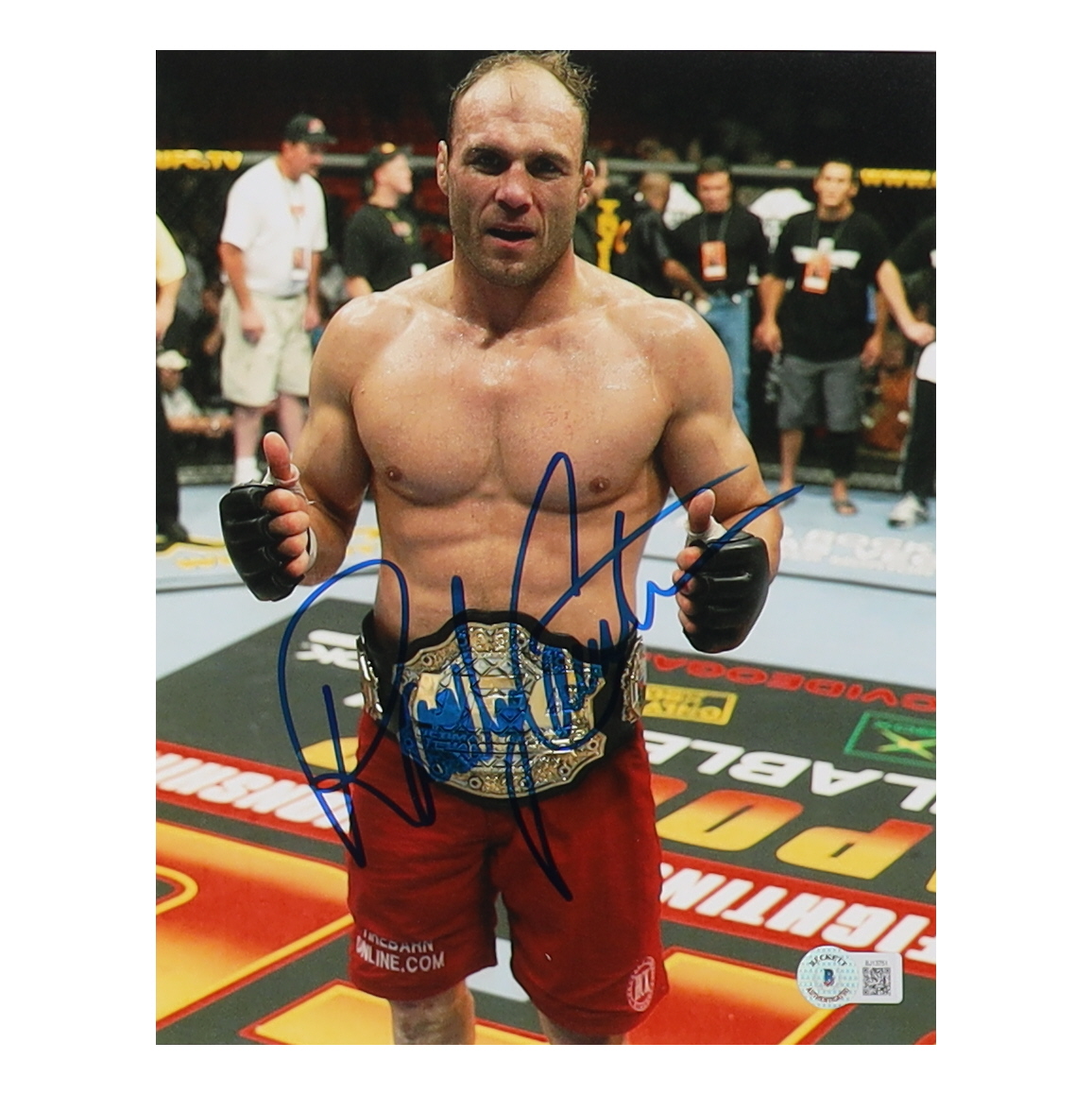 Randy Couture Signed UFC 8x10 Photo (Beckett) at PristineAuction.com Randy Couture Signed UFC 8x10 Photo (Beckett) at PristineAuction.com
