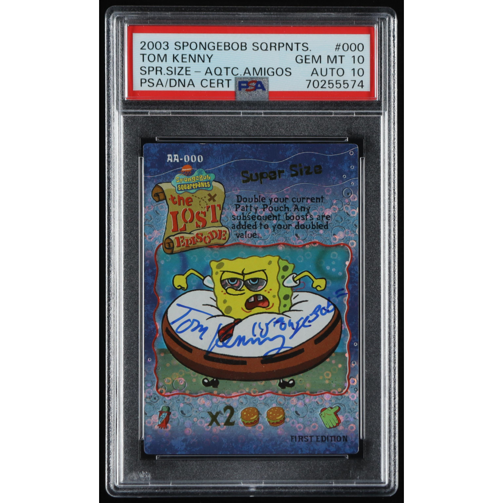Tom Kenny Signed 2003 SpongeBob Squarepants Aquatic Amigos