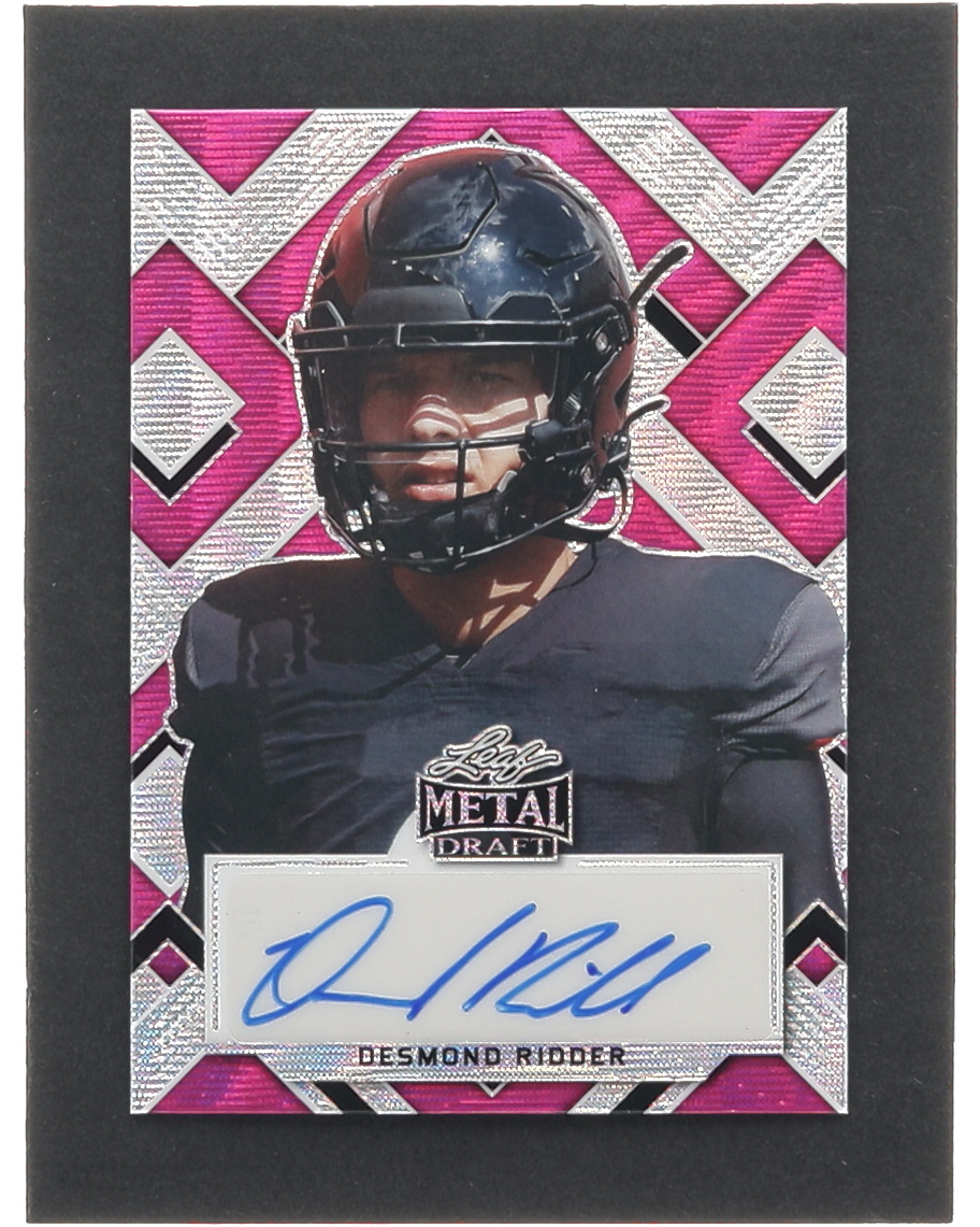 Desmond Ridder 2022 Leaf Metal Draft Portraits Wave Pink #PADR1 #09/15 RC at PristineAuction.com Desmond Ridder 2022 Leaf Metal Draft Portraits Wave Pink #PADR1 #09/15 RC at PristineAuction.com