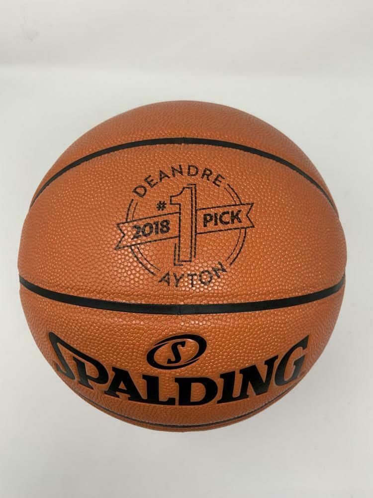 Deandre Ayton Spalding 2018 #1 Pick Custom Engraved Basketball at PristineAuction.com Deandre Ayton Spalding 2018 #1 Pick Custom Engraved Basketball at PristineAuction.com