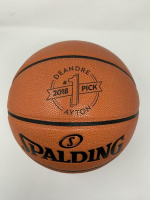 Deandre Ayton Spalding 2018 #1 Pick Custom Engraved Basketball at PristineAuction.com