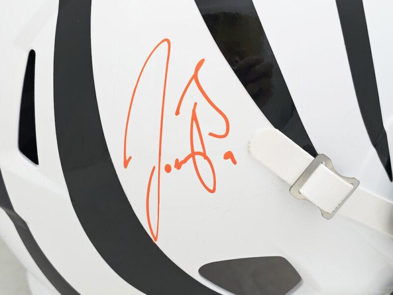 Joe Burrow Signed Bengals Full-Size Speed Helmet (Fanatics) at PristineAuction.com Joe Burrow Signed Bengals Full-Size Speed Helmet (Fanatics) at PristineAuction.com