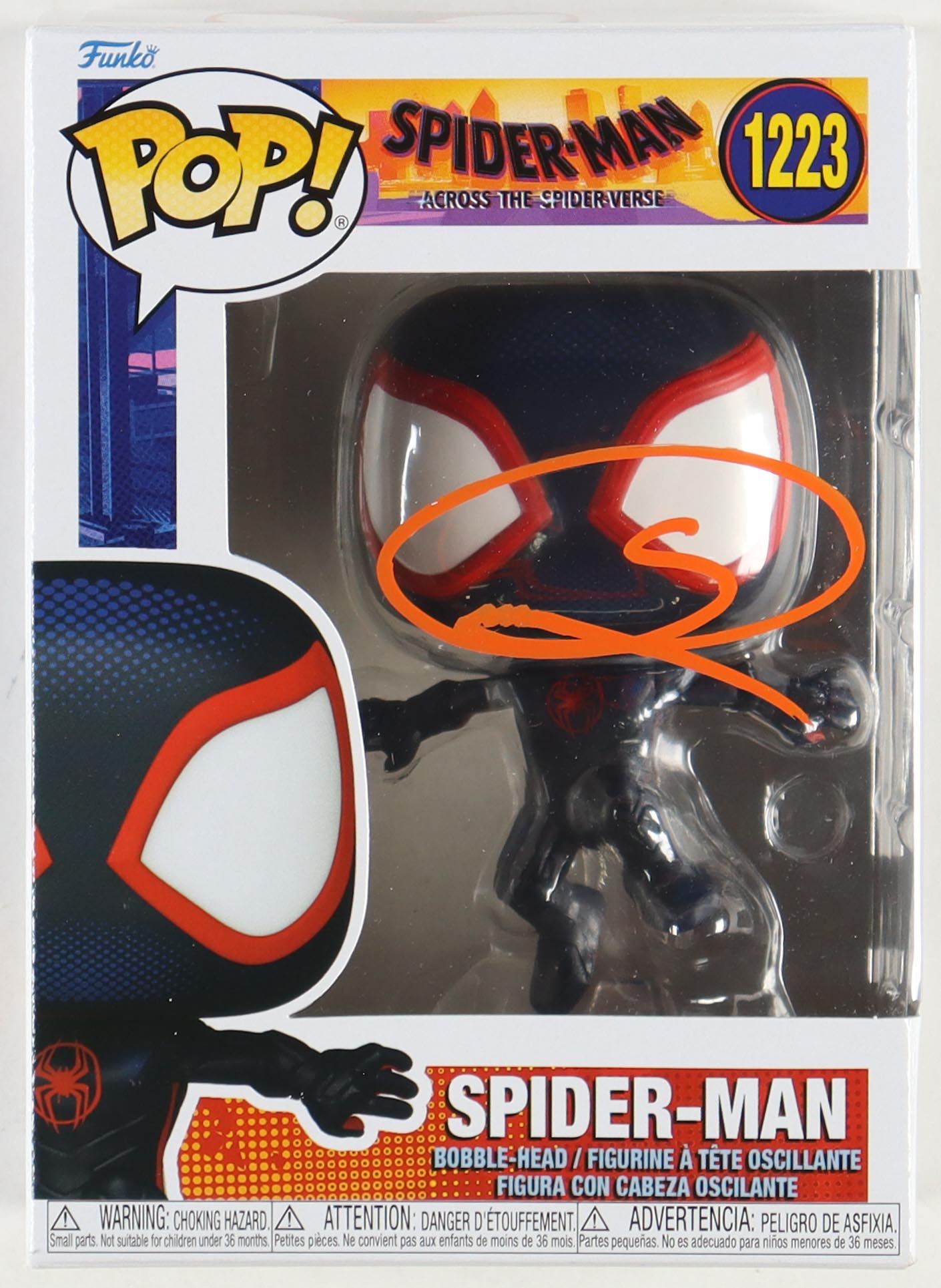 Shameik Moore Signed "Spider-Man: Across The Spiderverse" #1223 Spider-Man Funko Pop! Vinyl Figure (PA) at PristineAuction.com Shameik Moore Signed "Spider-Man: Across The Spiderverse" #1223 Spider-Man Funko Pop! Vinyl Figure (PA) at PristineAuction.com