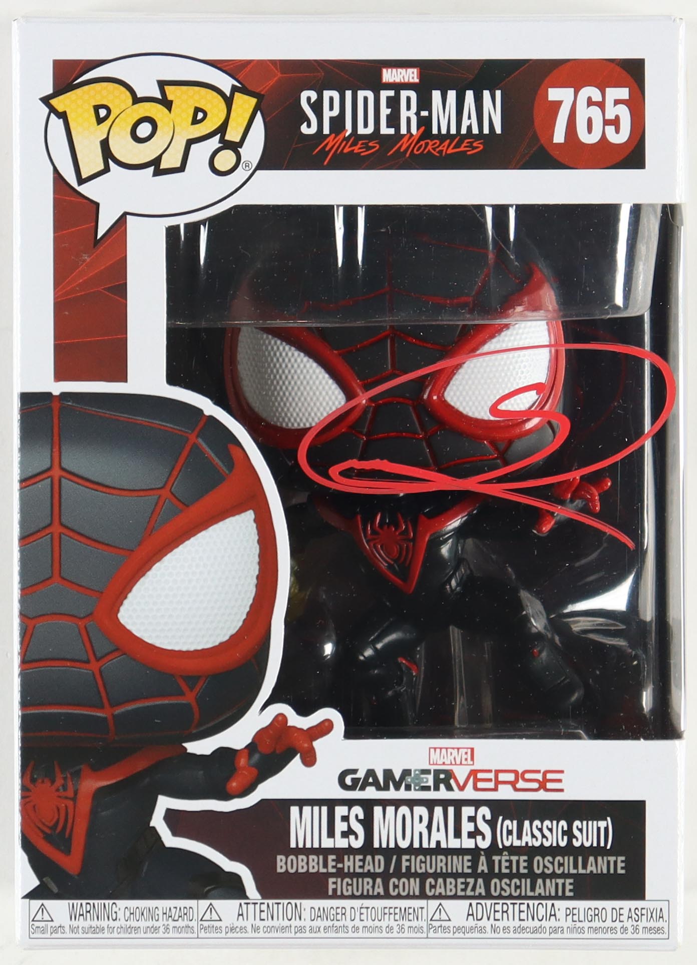 Shameik Moore Signed "Spider-Man: Miles Morales" #765 Gameverse Funko Pop! Vinyl Figure (PA) at PristineAuction.com Shameik Moore Signed "Spider-Man: Miles Morales" #765 Gameverse Funko Pop! Vinyl Figure (PA) at PristineAuction.com