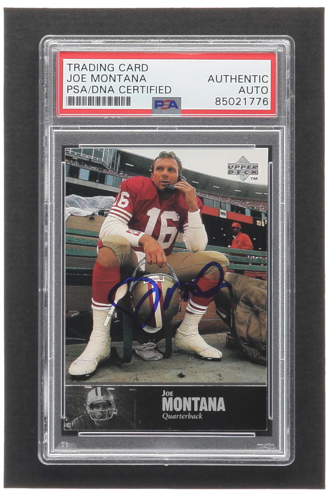Joe Montana Signed 1997 Upper Deck Legends #178 (PSA) at PristineAuction.com Joe Montana Signed 1997 Upper Deck Legends #178 (PSA) at PristineAuction.com