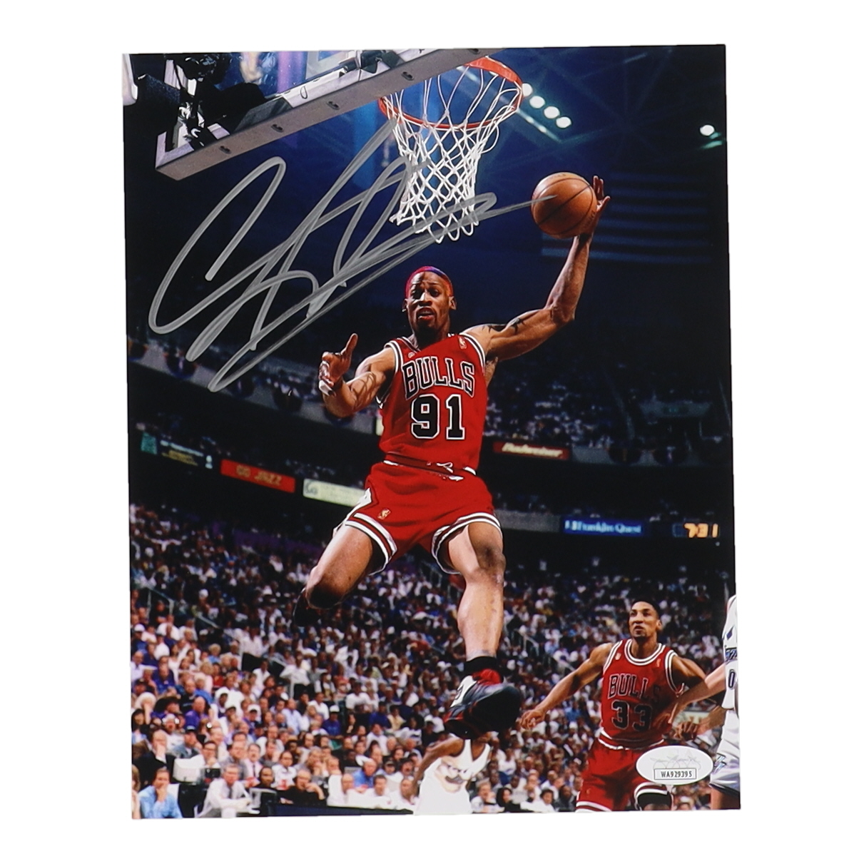 Dennis Rodman Signed Bulls 8x10 Photo (JSA) at PristineAuction.com Dennis Rodman Signed Bulls 8x10 Photo (JSA) at PristineAuction.com