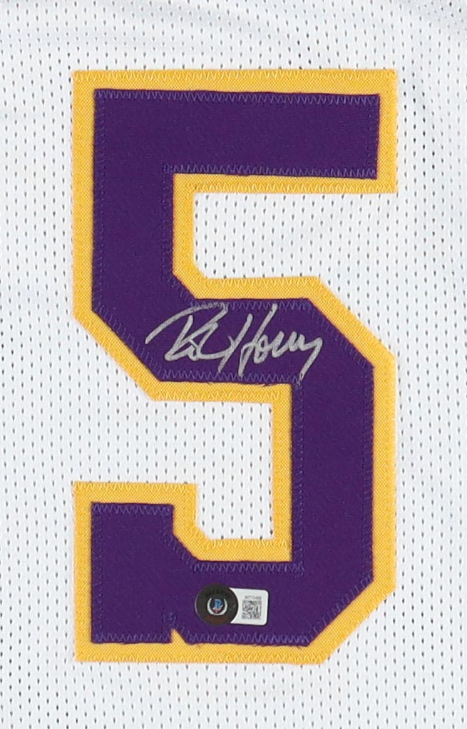 Robert Horry Signed Jersey (Beckett) at PristineAuction.com Robert Horry Signed Jersey (Beckett) at PristineAuction.com