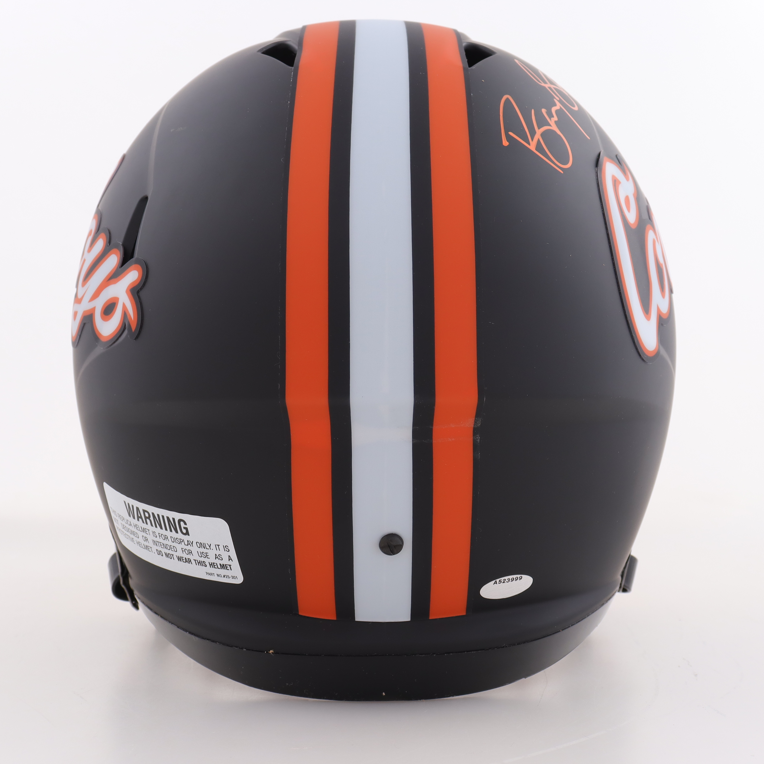 Barry Sanders & Thurman Thomas Signed Oklahoma State Cowboys Full Size Matte Black Speed Helmet Inscribed "Greatest College Backfield Ever" (Schwartz) at PristineAuction.com Barry Sanders & Thurman Thomas Signed Oklahoma State Cowboys Full Size Matte Black Speed Helmet Inscribed "Greatest College Backfield Ever" (Schwartz) at PristineAuction.com