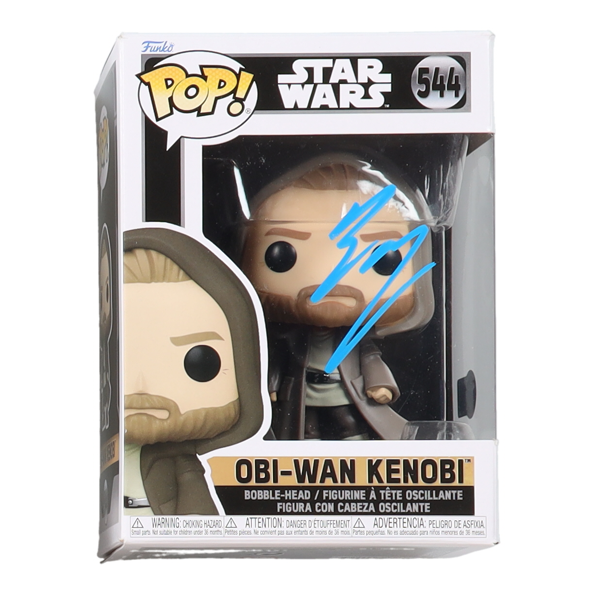 Ewan McGregor Signed "Star Wars" #544 Obi-Wan Kenobi Funko Pop! Vinyl Figure (Beckett) at PristineAuction.com Ewan McGregor Signed "Star Wars" #544 Obi-Wan Kenobi Funko Pop! Vinyl Figure (Beckett) at PristineAuction.com