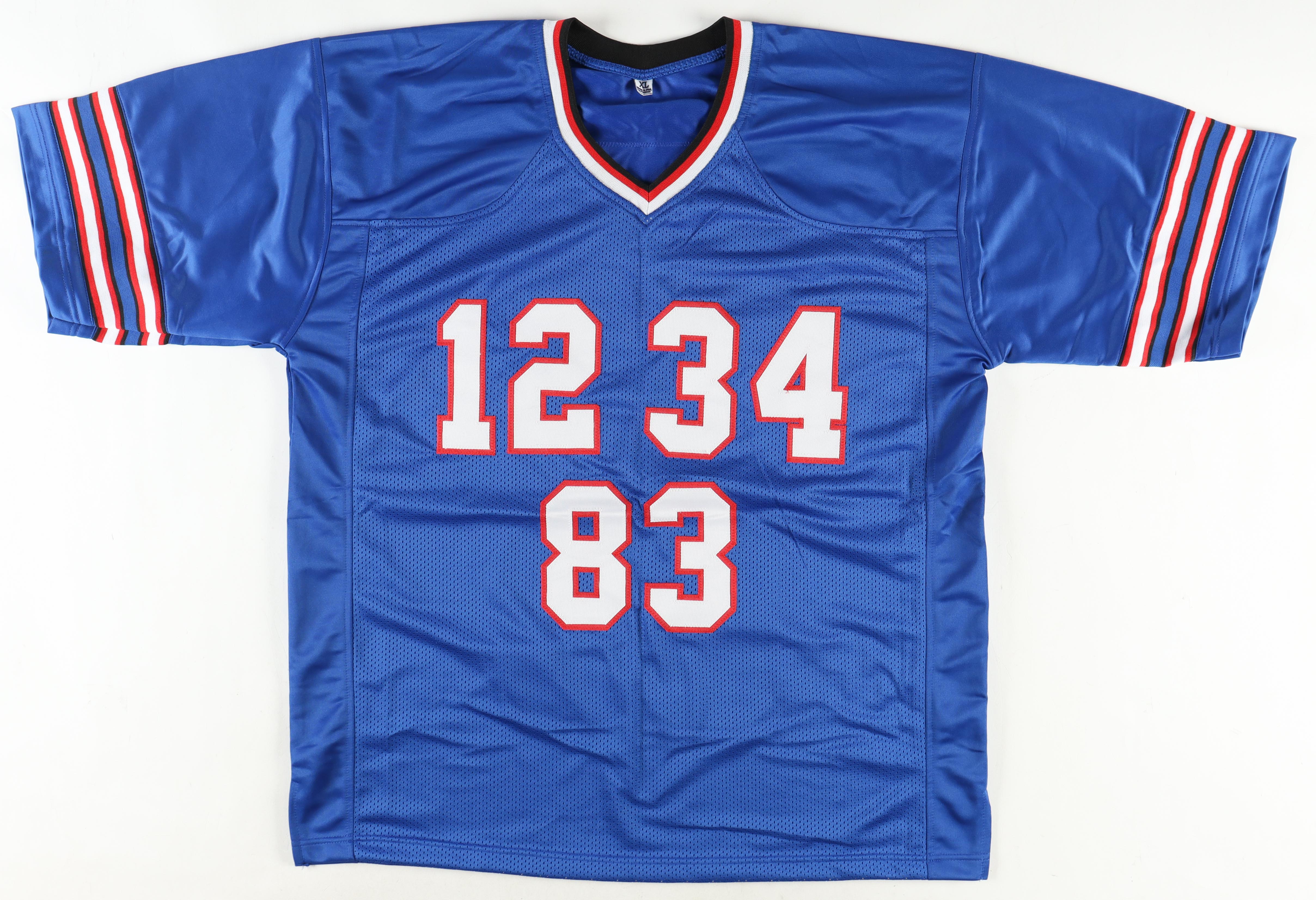 Jim Kelly, Thurman Thomas & Andre Reed Signed Bills Jersey (Beckett) at PristineAuction.com Jim Kelly, Thurman Thomas & Andre Reed Signed Bills Jersey (Beckett) at PristineAuction.com