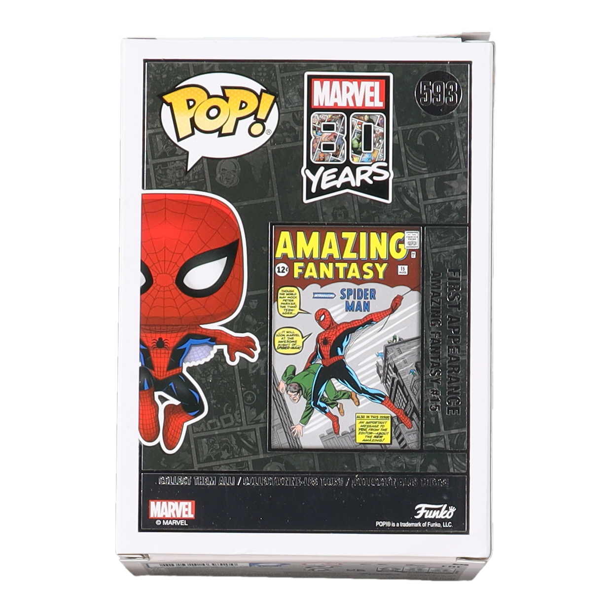 Andrew Garfield Signed "Marvel 80 Years" #593 Spider-Man Funko Pop! Vinyl Figure (Beckett) at PristineAuction.com Andrew Garfield Signed "Marvel 80 Years" #593 Spider-Man Funko Pop! Vinyl Figure (Beckett) at PristineAuction.com