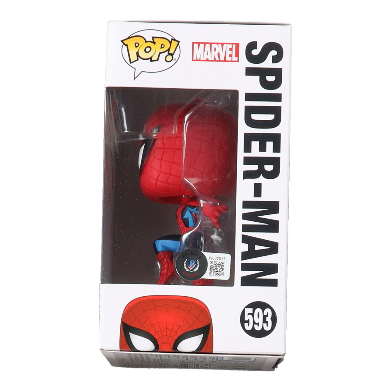 Andrew Garfield Signed "Marvel 80 Years" #593 Spider-Man Funko Pop! Vinyl Figure (Beckett) at PristineAuction.com Andrew Garfield Signed "Marvel 80 Years" #593 Spider-Man Funko Pop! Vinyl Figure (Beckett) at PristineAuction.com