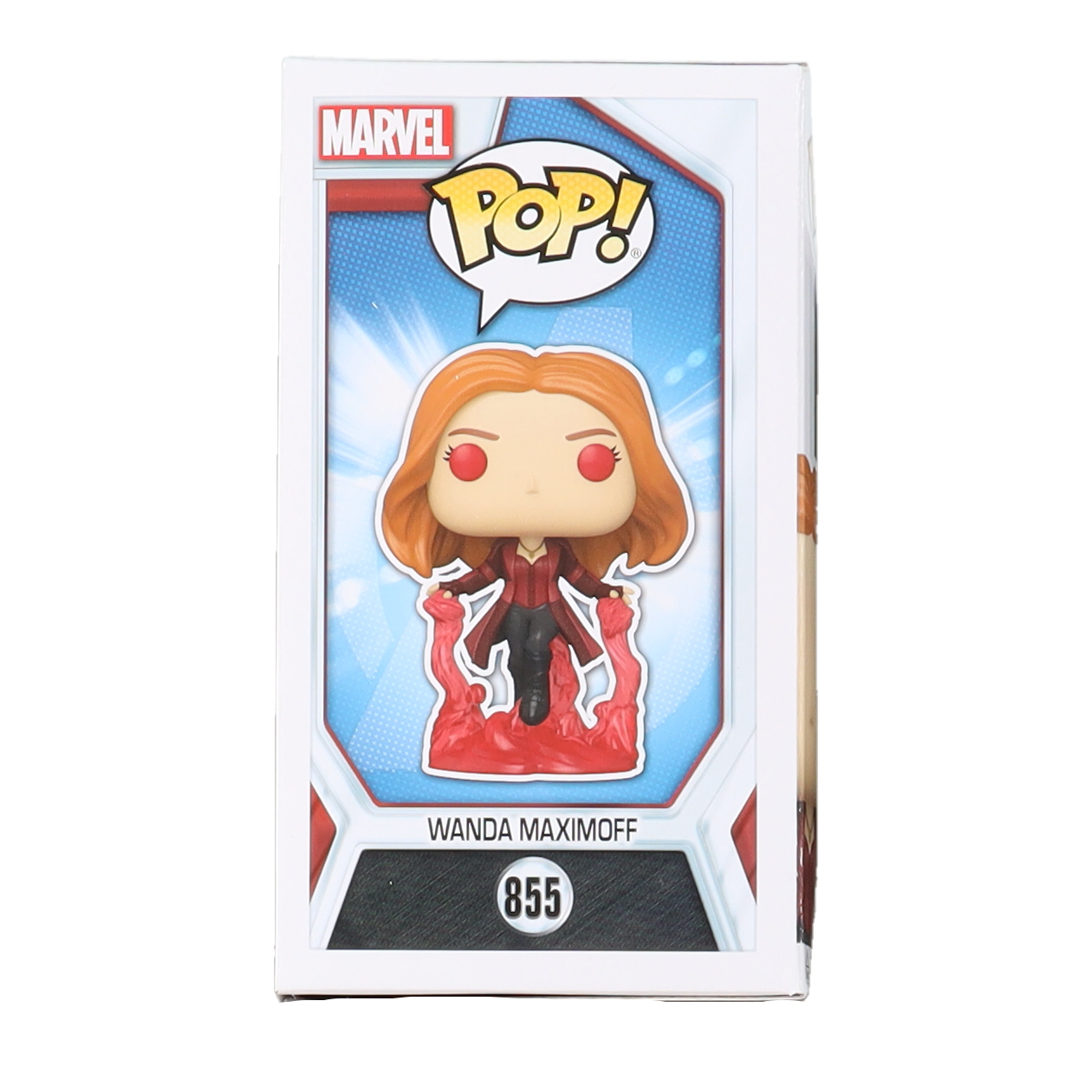 Elizabeth Olson Signed "Avengers Endgame" #855 Wanda Maximoff Funko Pop! Vinyl Figure (Beckett) at PristineAuction.com Elizabeth Olson Signed "Avengers Endgame" #855 Wanda Maximoff Funko Pop! Vinyl Figure (Beckett) at PristineAuction.com
