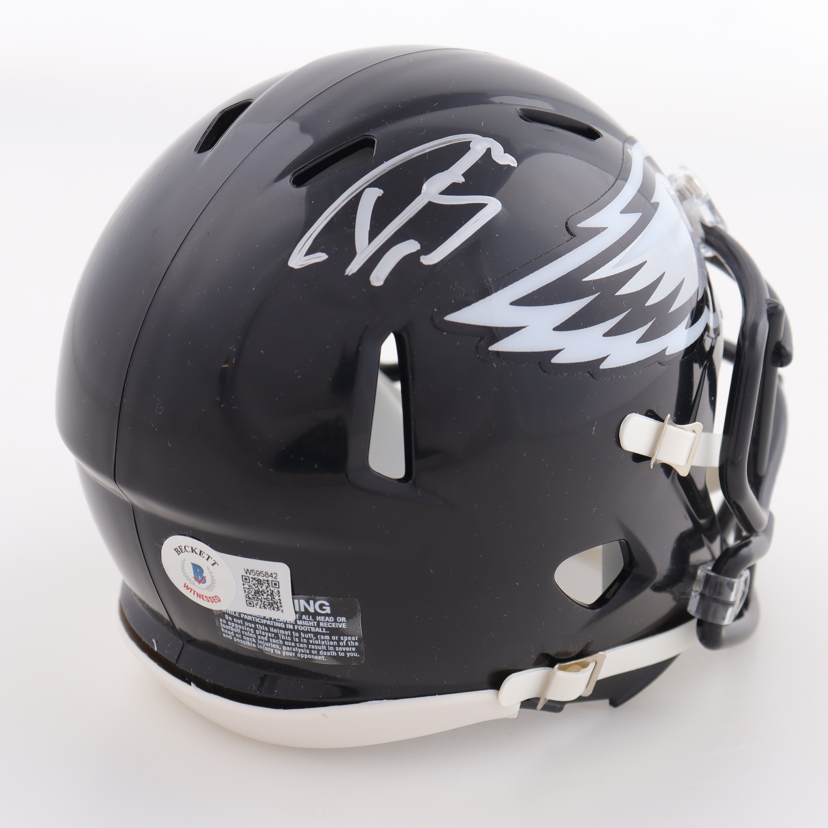 Darius Slay Signed Eagles Speed Mini Helmet (Beckett) at PristineAuction.com Darius Slay Signed Eagles Speed Mini Helmet (Beckett) at PristineAuction.com