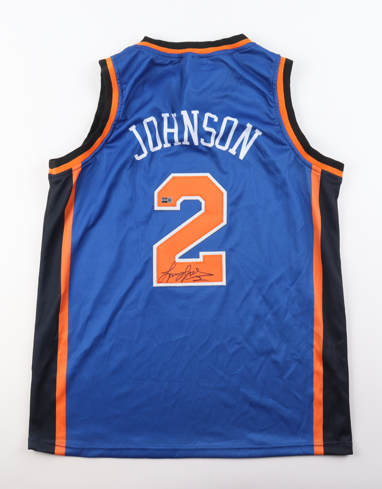 Larry Johnson Signed Jersey (CX By Steiner) at PristineAuction.com Larry Johnson Signed Jersey (CX By Steiner) at PristineAuction.com
