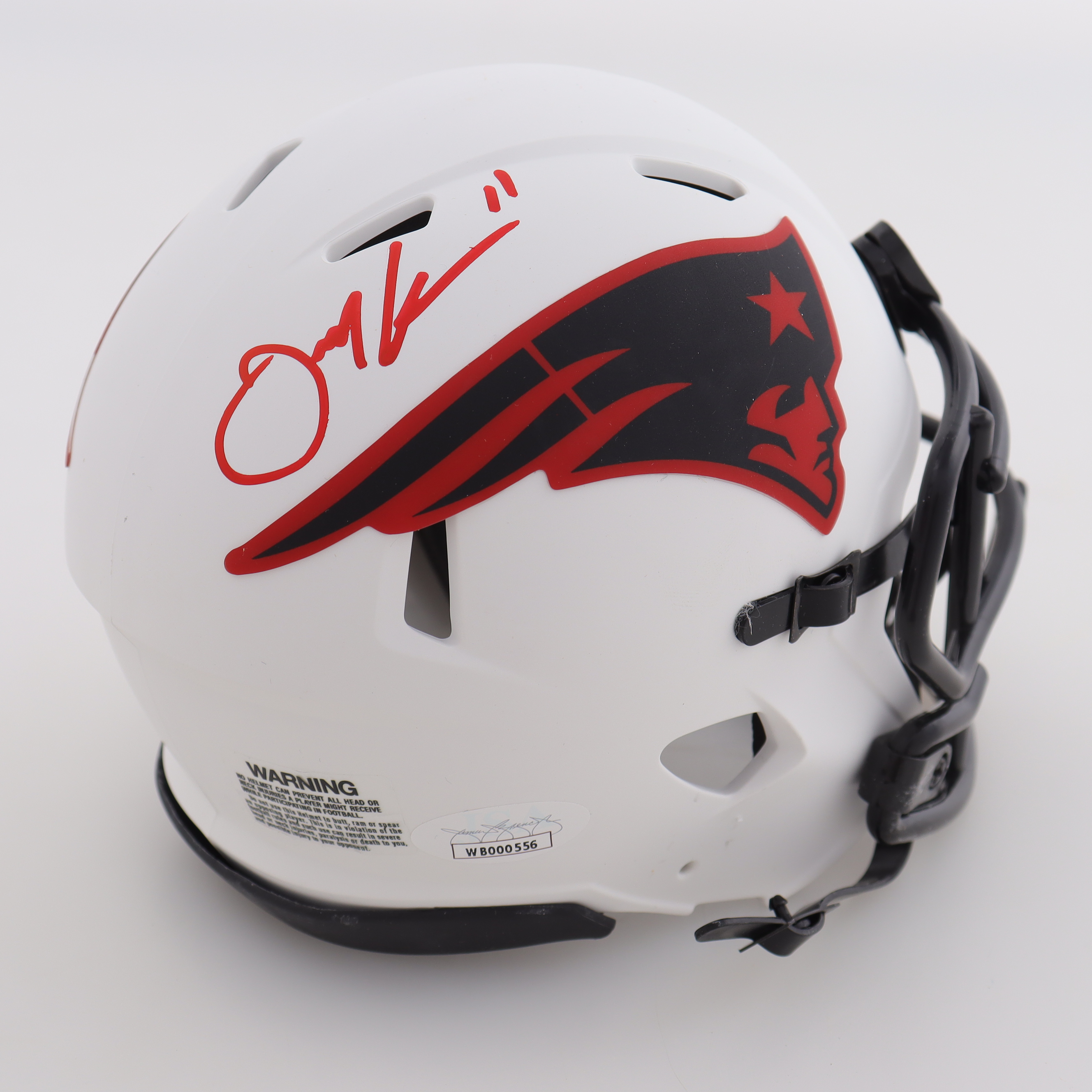 Julian Edelman Signed Patriots Lunar Eclipse Speed Mini Helmet (JSA) at PristineAuction.com Julian Edelman Signed Patriots Lunar Eclipse Speed Mini Helmet (JSA) at PristineAuction.com
