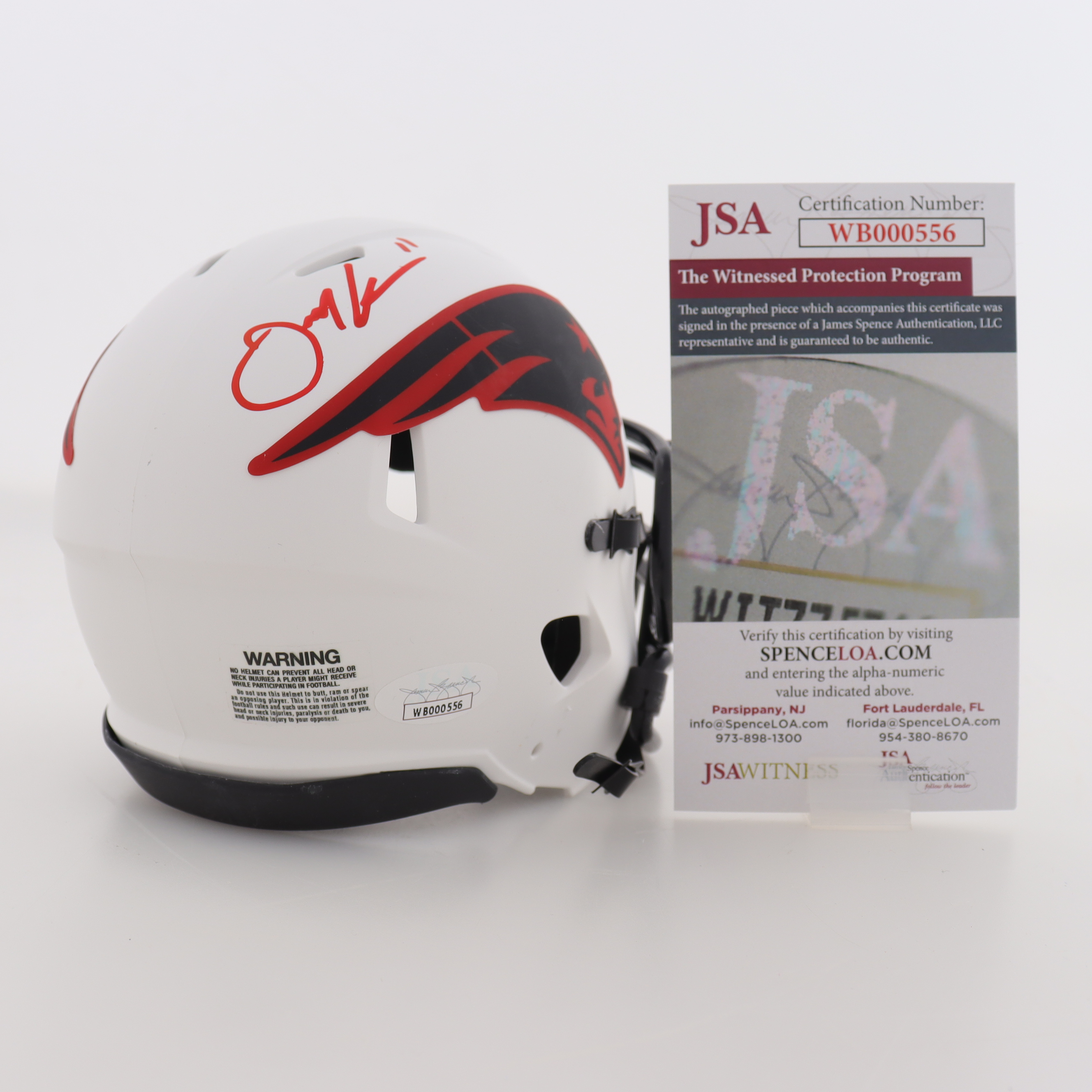 Julian Edelman Signed Patriots Lunar Eclipse Speed Mini Helmet (JSA) at PristineAuction.com Julian Edelman Signed Patriots Lunar Eclipse Speed Mini Helmet (JSA) at PristineAuction.com