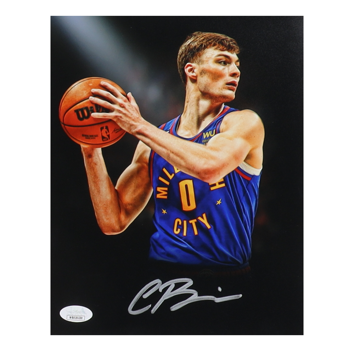 Christian Braun Signed Nuggets 8x10 Photo (JSA) at PristineAuction.com Christian Braun Signed Nuggets 8x10 Photo (JSA) at PristineAuction.com
