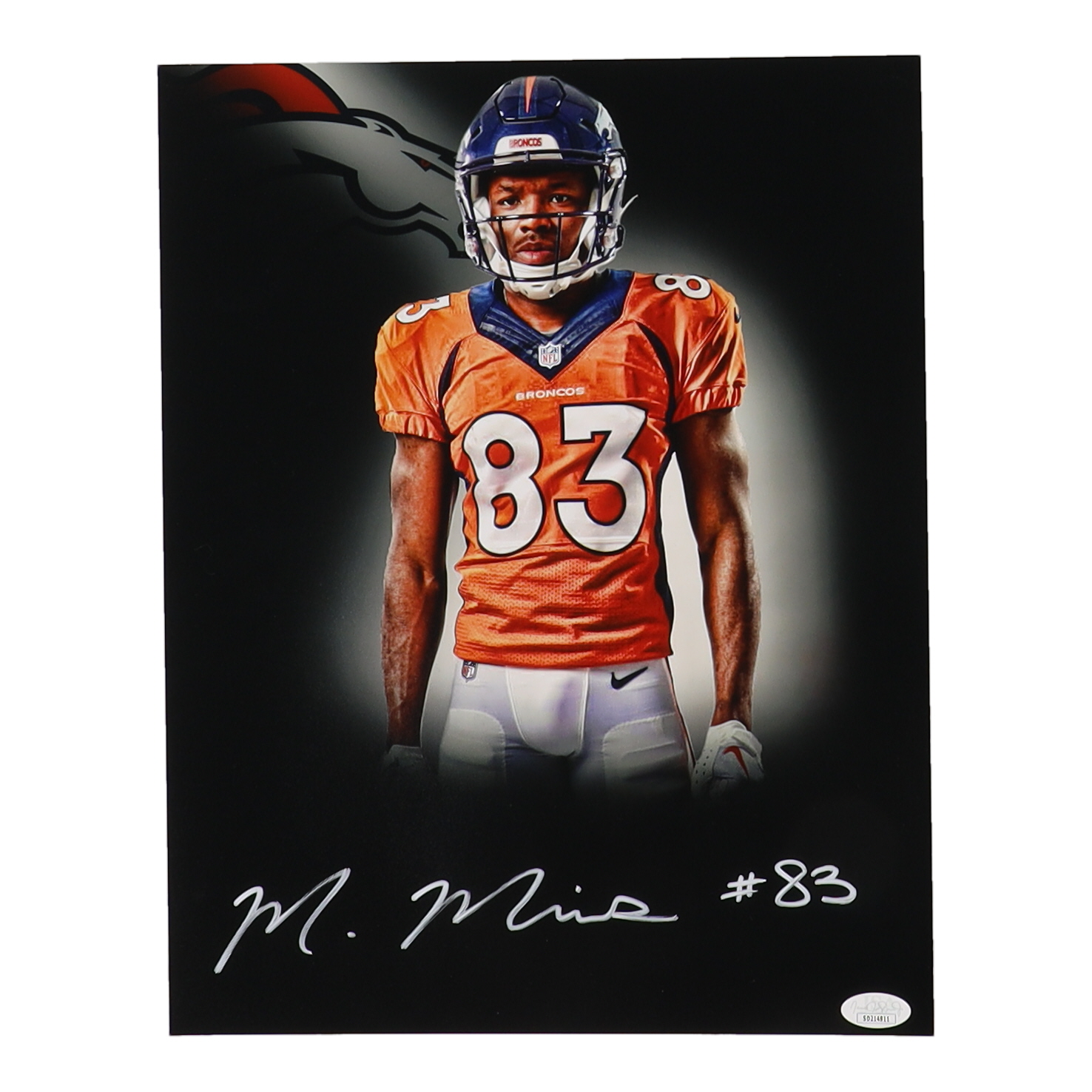 Marvin Mims Jr. Signed Broncos 11x14 Photo (JSA) at PristineAuction.com Marvin Mims Jr. Signed Broncos 11x14 Photo (JSA) at PristineAuction.com
