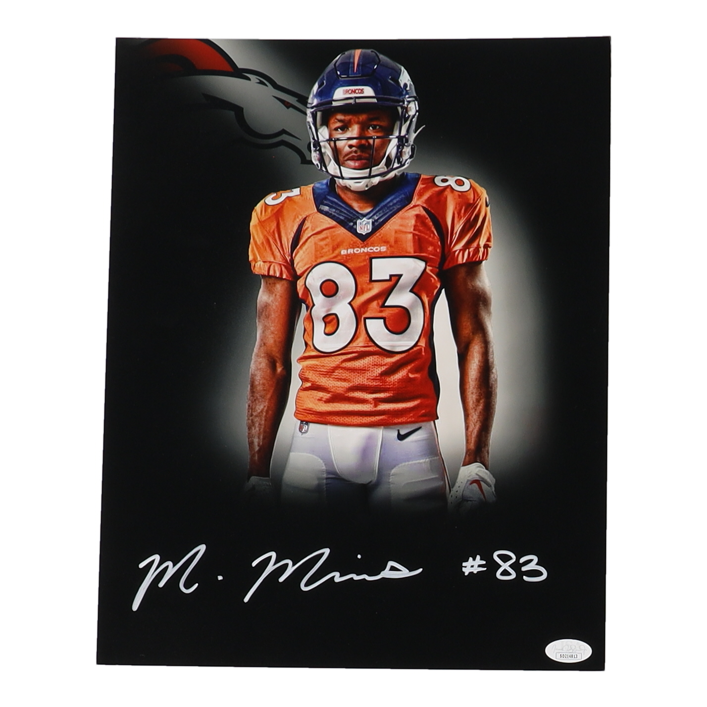 Marvin Mims Jr. Signed Broncos 11x14 Photo (JSA) at PristineAuction.com Marvin Mims Jr. Signed Broncos 11x14 Photo (JSA) at PristineAuction.com