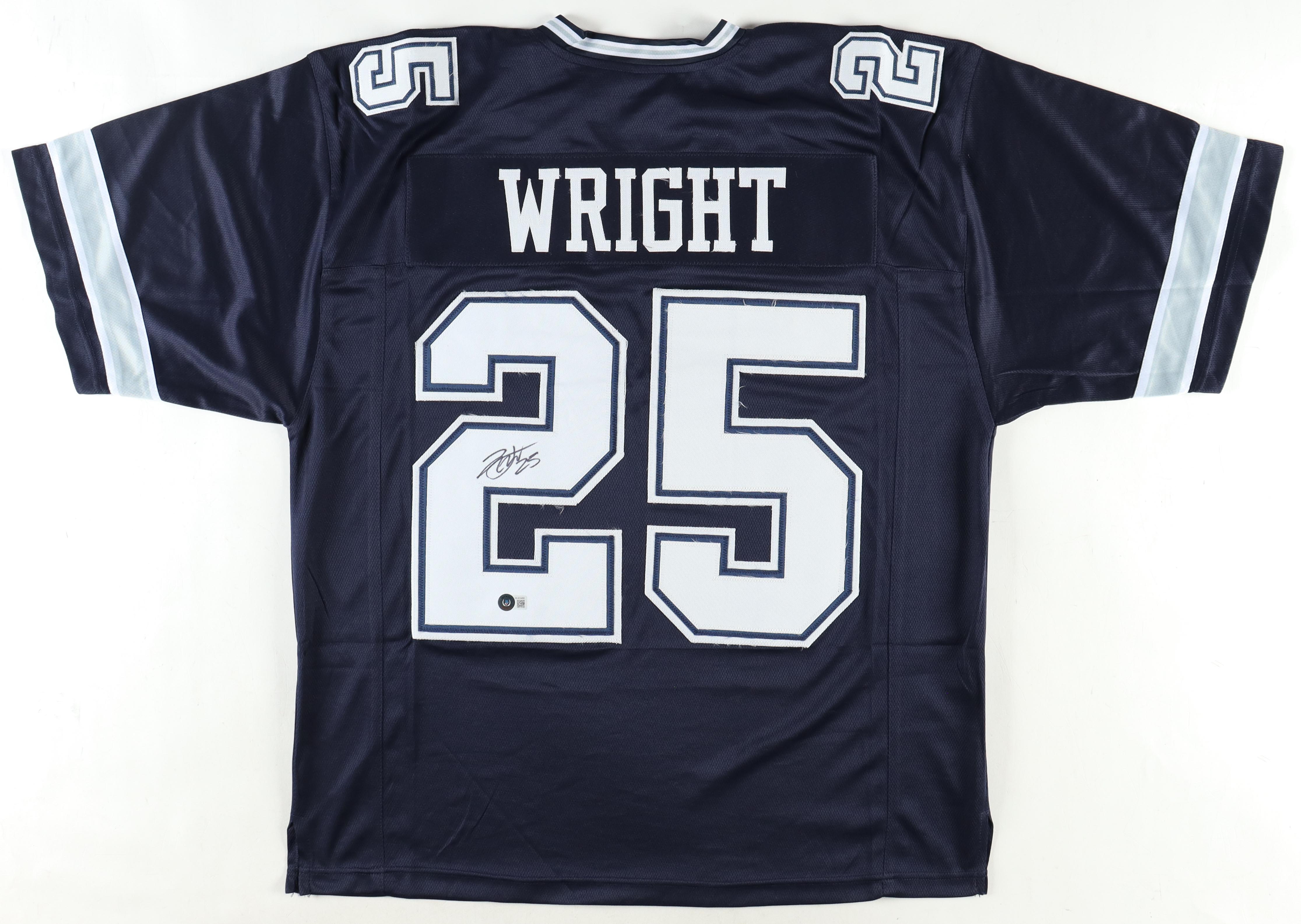 Nahshon Wright Signed Jersey (Beckett) at PristineAuction.com Nahshon Wright Signed Jersey (Beckett) at PristineAuction.com