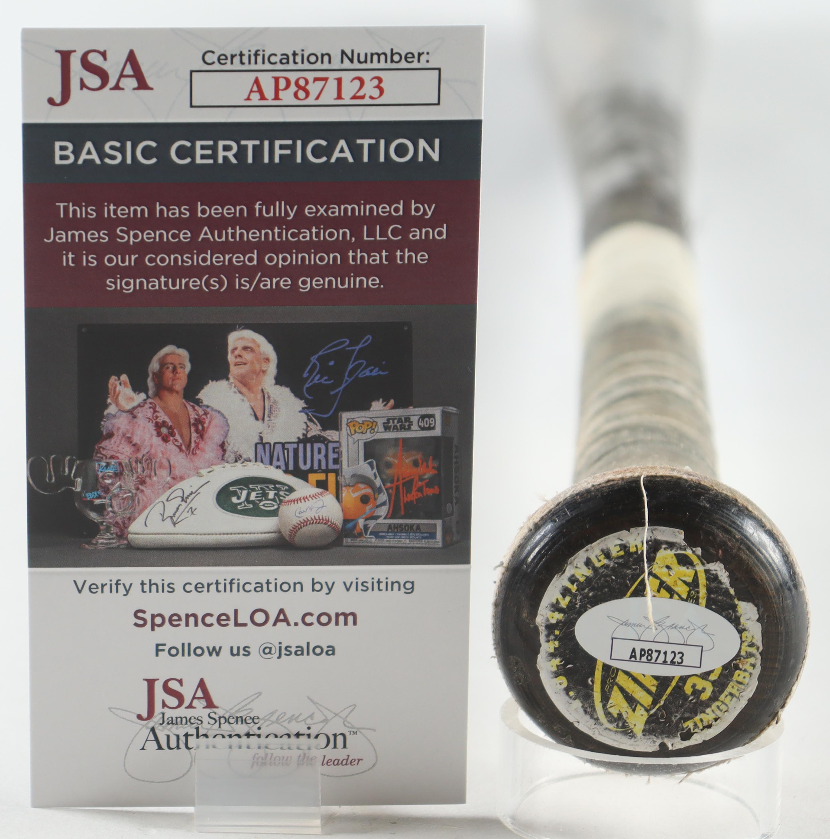 Jonny Gomes Signed Zinger Game-Used Baseball Bat (JSA) at PristineAuction.com Jonny Gomes Signed Zinger Game-Used Baseball Bat (JSA) at PristineAuction.com