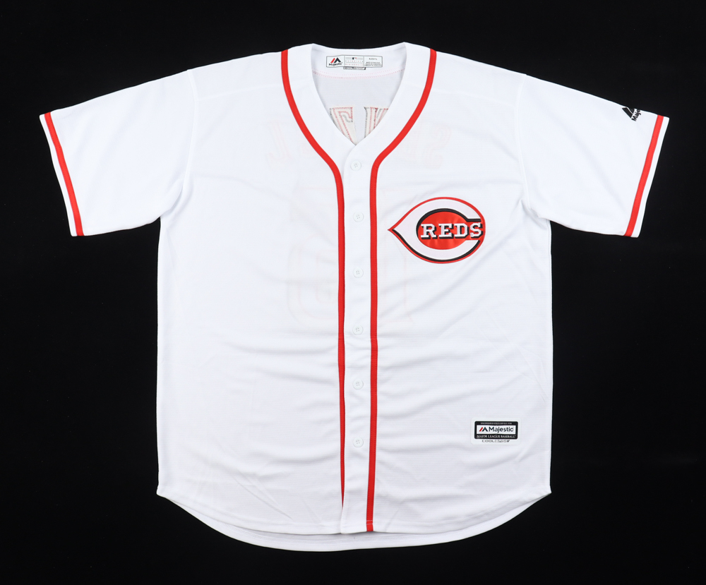 Nick Senzel Signed Jersey Inscribed "Go Reds" (JSA) at PristineAuction.com Nick Senzel Signed Jersey Inscribed "Go Reds" (JSA) at PristineAuction.com