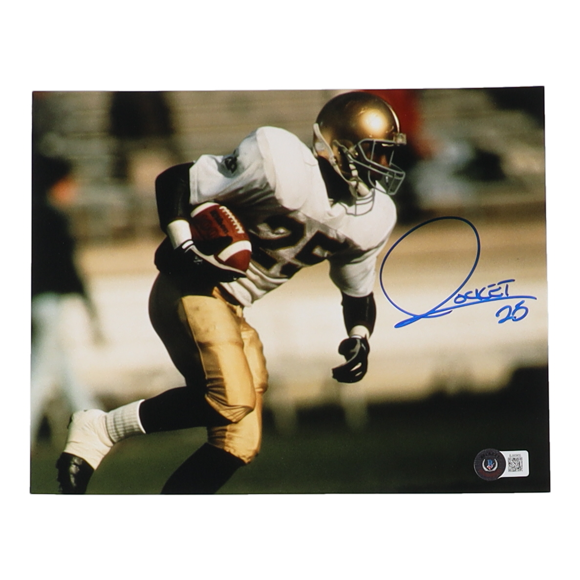 Rocket Ismail Signed Notre Dame Fighting Irish 8x10 Photo (Beckett) at PristineAuction.com Rocket Ismail Signed Notre Dame Fighting Irish 8x10 Photo (Beckett) at PristineAuction.com