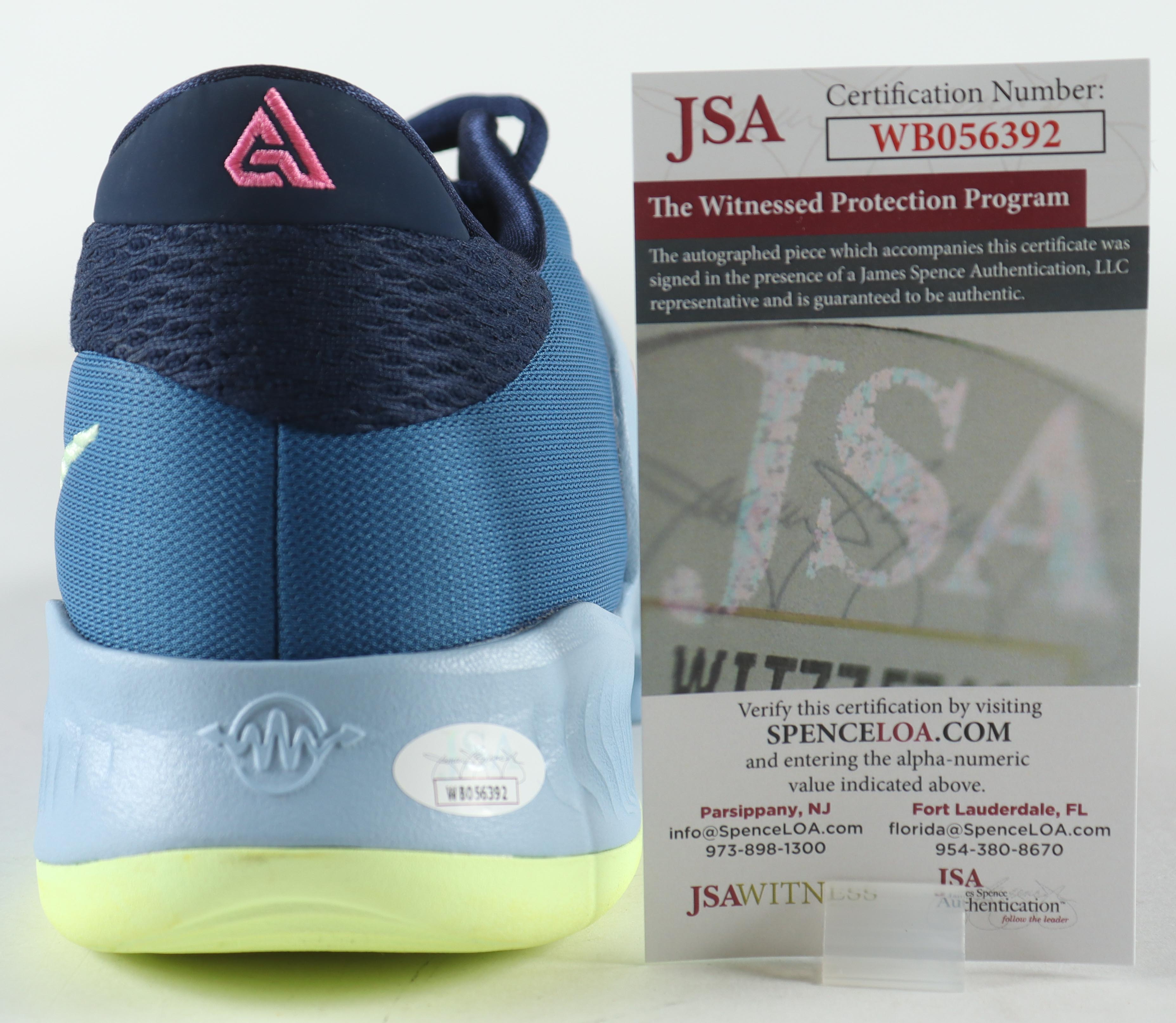 Christian Braun Signed Nike Basketball Shoe (JSA) at PristineAuction.com Christian Braun Signed Nike Basketball Shoe (JSA) at PristineAuction.com