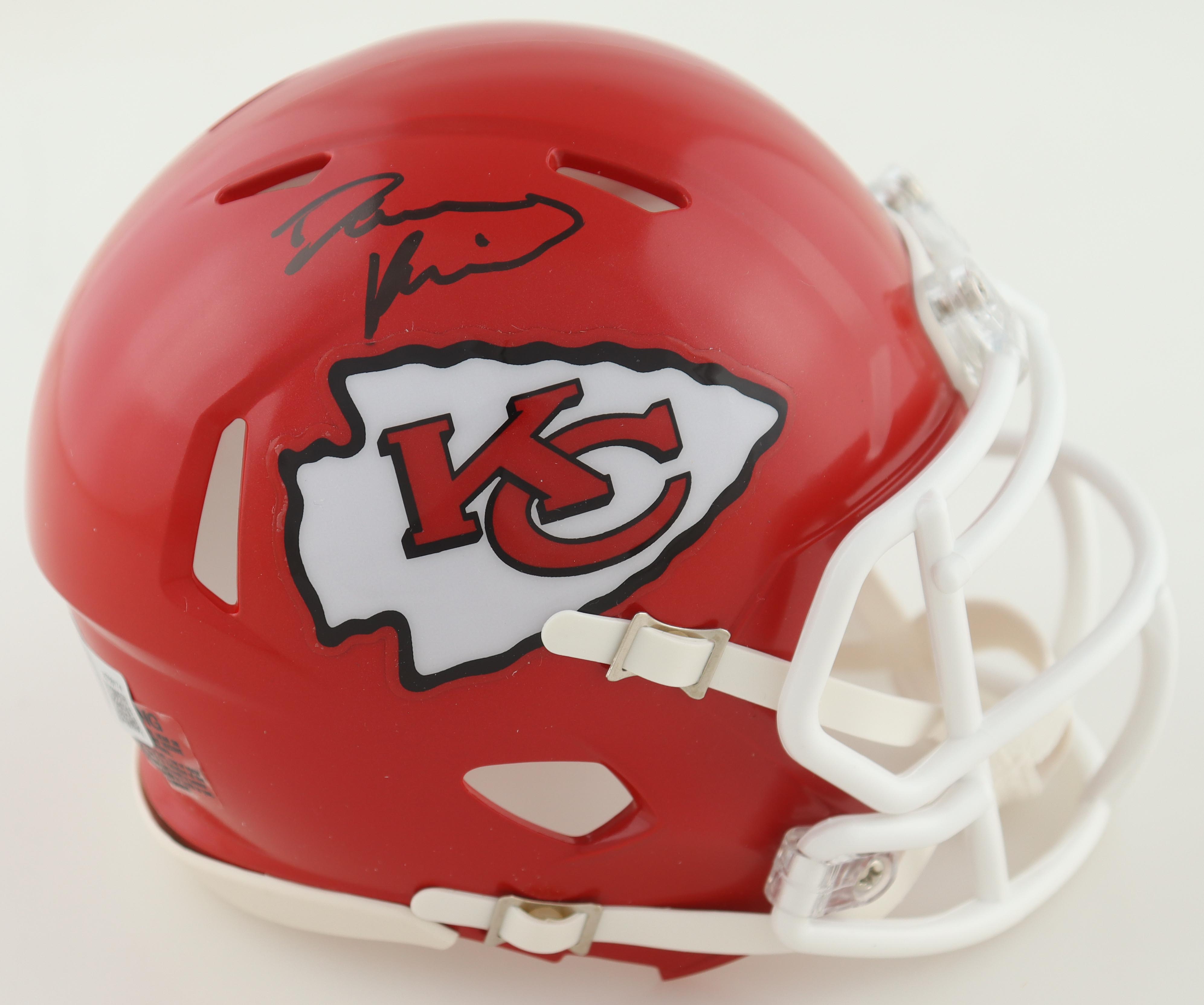 Darian Kinnard Signed Chiefs Speed Mini Helmet (Beckett) at PristineAuction.com Darian Kinnard Signed Chiefs Speed Mini Helmet (Beckett) at PristineAuction.com