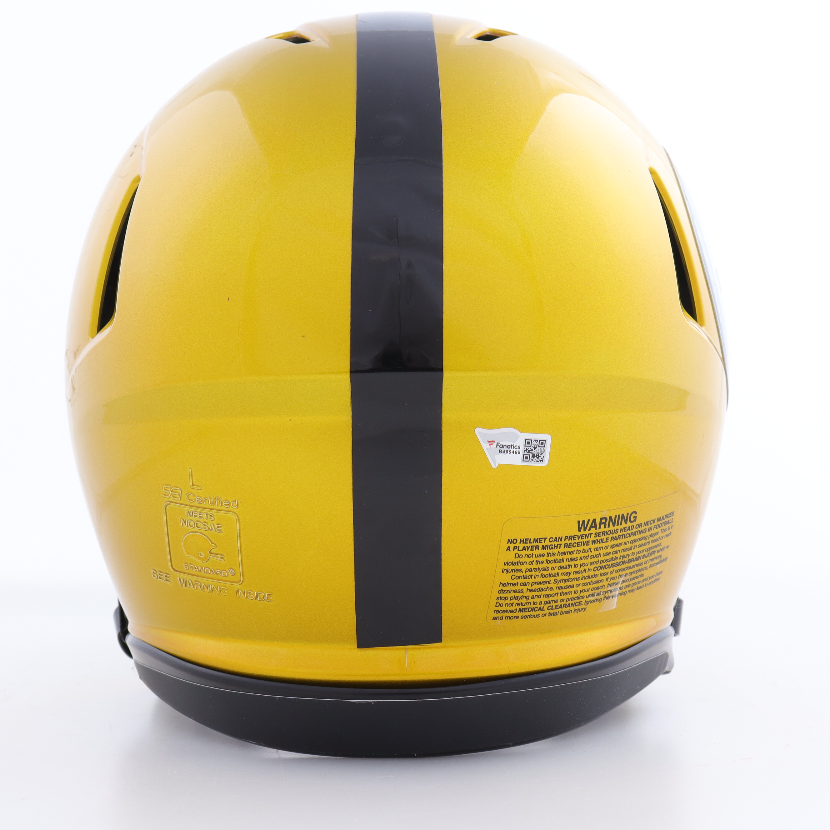 Najee Harris Signed Steelers Full-Size Authentic On-Field Flash Alternate Speed Helmet (Fanatics) at PristineAuction.com Najee Harris Signed Steelers Full-Size Authentic On-Field Flash Alternate Speed Helmet (Fanatics) at PristineAuction.com
