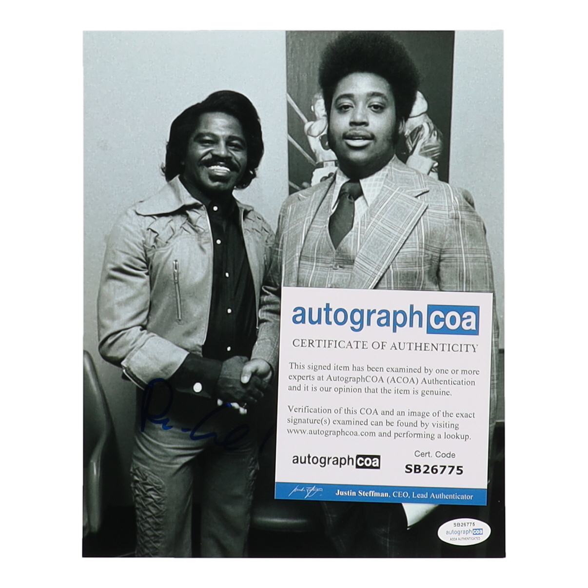 Rev. Al Sharpton Signed 8x10 Photo (ACOA) at PristineAuction.com Rev. Al Sharpton Signed 8x10 Photo (ACOA) at PristineAuction.com