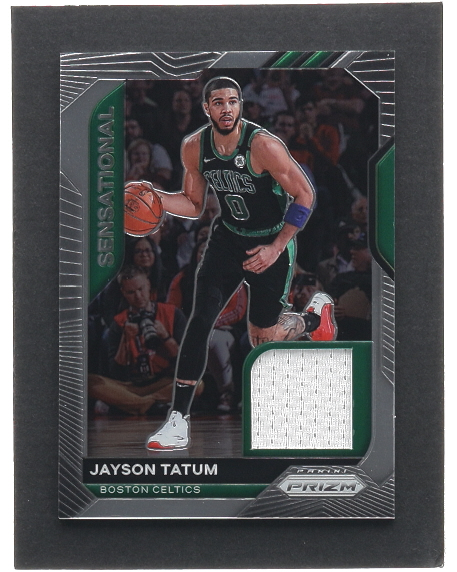 Jayson Tatum 2020-21 Panini Prizm Sensational Swatches #83 at PristineAuction.com Jayson Tatum 2020-21 Panini Prizm Sensational Swatches #83 at PristineAuction.com